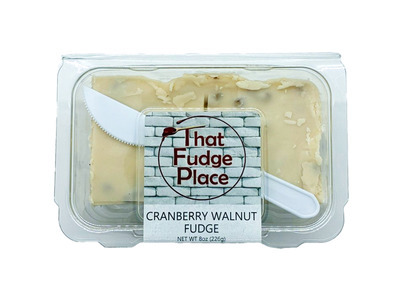 Cranberry Walnut Fudge 12/8oz