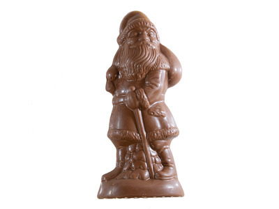 Milk Chocolate Old Time Santa 18ct