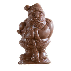 Milk Chocolate Santa with Stick 18ct