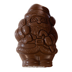 Milk Chocolate Chubby Santa 24ct