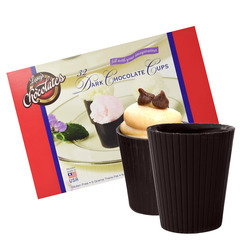 Dark Chocolate Dessert Cups 10/32ct