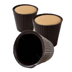 Dark Chocolate Dessert Glasses 9/16ct