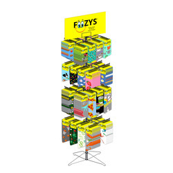 Assorted Sock Spin Rack 384ct
