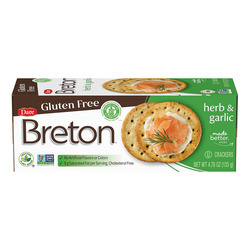 Gluten Free Garlic & Herb Crackers 6/4.75oz