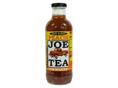 Zero Sugar Peach Tea (Glass) 12/20oz