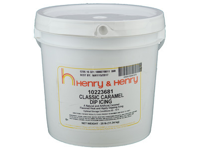 Classic Caramel Dip Icing, Heat & Apply 25lb