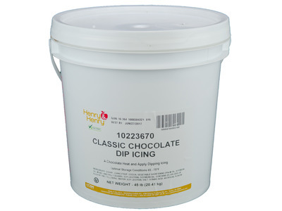Classic Chocolate Dip Icing, Heat & Apply 45lb
