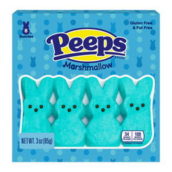 Peeps® Blue Marshmallow Bunnies 40/8ct