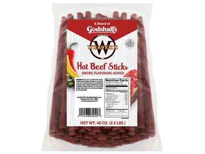 Hot Beef Sticks 2/2.5lb