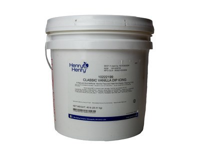 Classic Vanilla Dip Icing, Heat & Apply 45lb