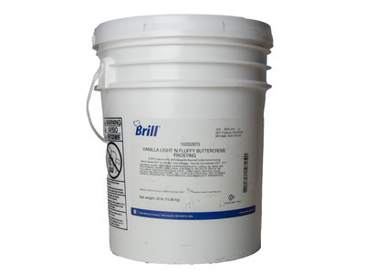 Light & Fluffy Vanilla Buttercreme Frosting 35lb