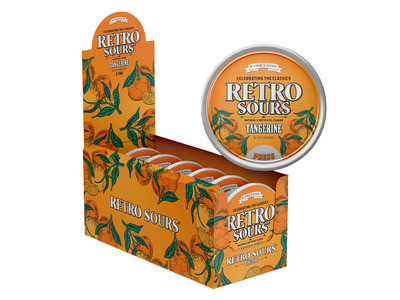 Tangerine Retro Sours Tin 48/2.12oz