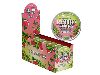 Watermelon Retro Sours Tin 48/2.12oz