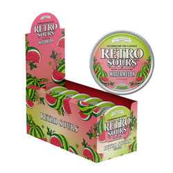 Watermelon Retro Sours Tin 48/2.12oz