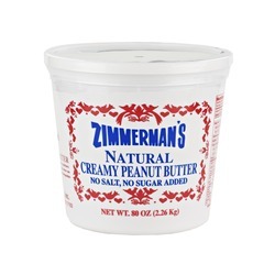 Natural Peanut Butter, No Salt 6/5lb