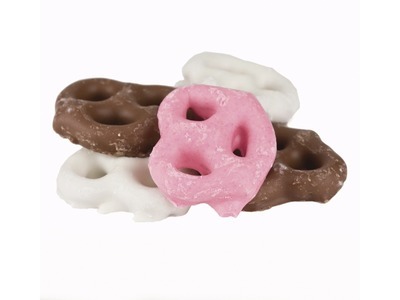 Neapolitan Coated Mini Pretzels 15lb