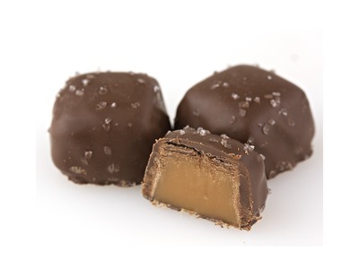 Milk Chocolate Sea Salt Caramels 6lb