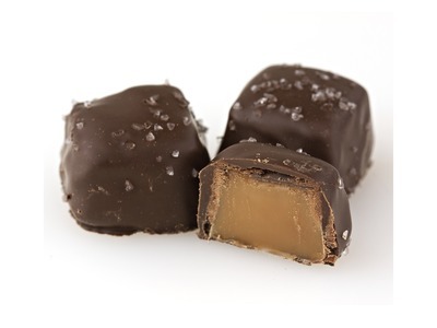 Dark Chocolate Sea Salt Caramels, Sugar Free 6lb