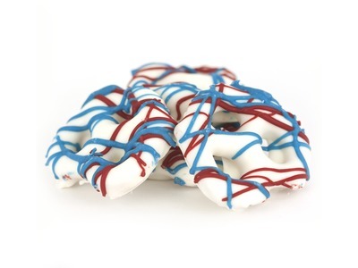 Patriotic Frosted Pretzels 15lb