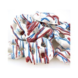 Patriotic Frosted Pretzels 15lb