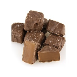 Milk Chocolate Vanilla Caramels with Sea Salt 5lb