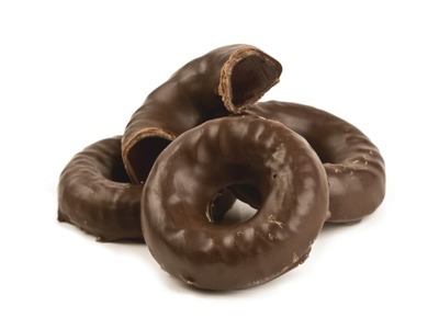 Chocolate Covered Raspberry Jell Rings 5lb