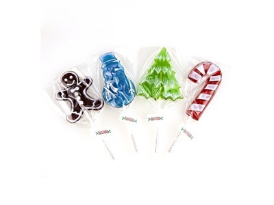 Assorted Christmas Frosted Pops 24ct