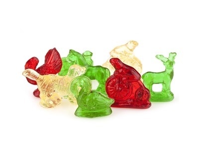 Assorted Old Tyme Mini Clear Toy Candy 10/8oz