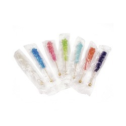 Assorted Rock Candy On A Stick, Wrapped 120ct