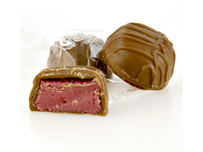 Milk Chocolate Raspberry Creams 10lb