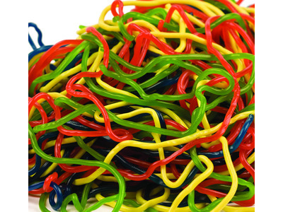 Rainbow Licorice Laces 20lb