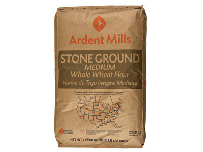 Medium Stone Ground Whole Wheat Flour 50lb