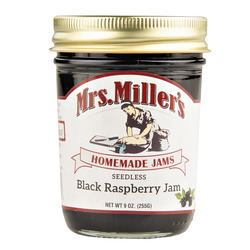 Seedless Black Raspberry Jam 12/9oz